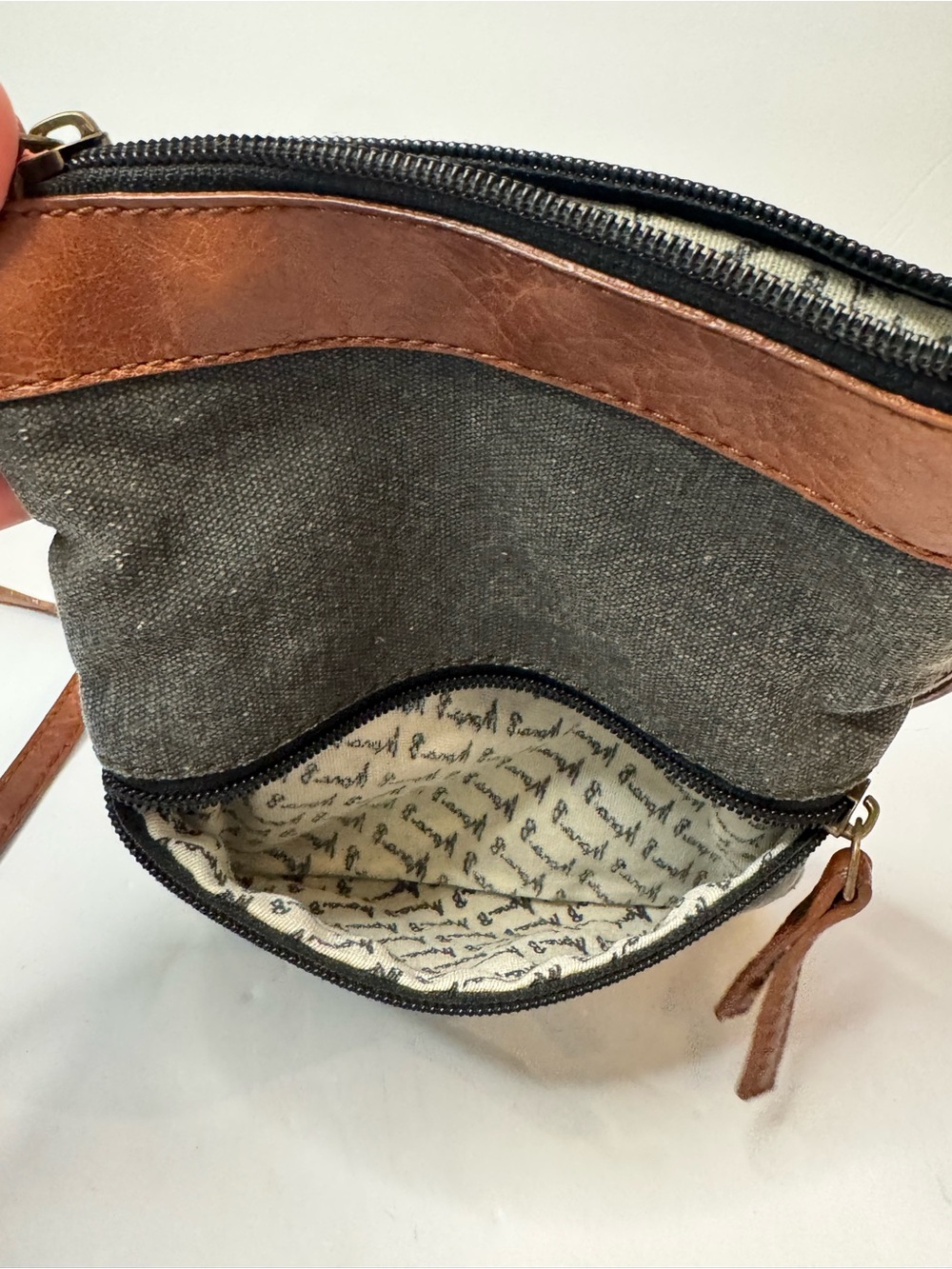 Mona B Canvas & Woven Aztec Small Crossbody Purse, Boho Western Chic - Picture 6 of 11